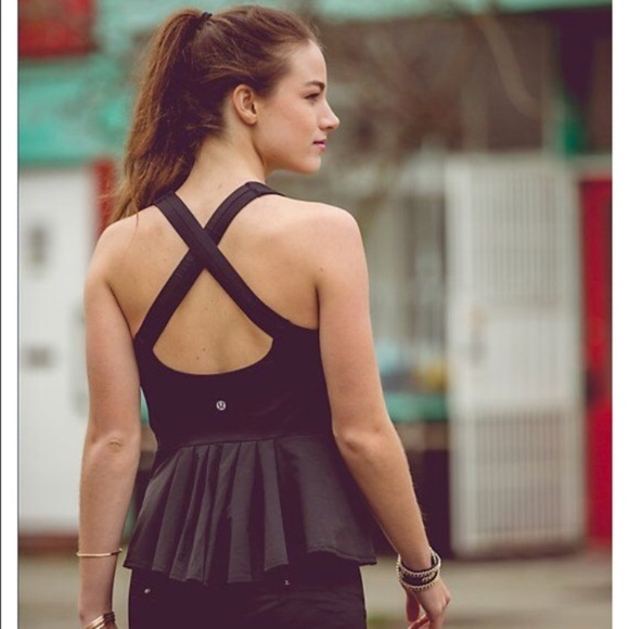 Rare Lululemon Peplum Tank | Poshmark